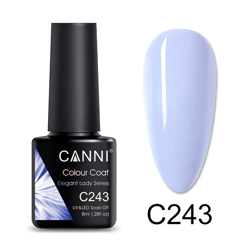 CANNI® Purple Elegant Lady Series Nail Gel Polish Varnish Soak Off UV LED - 8ML