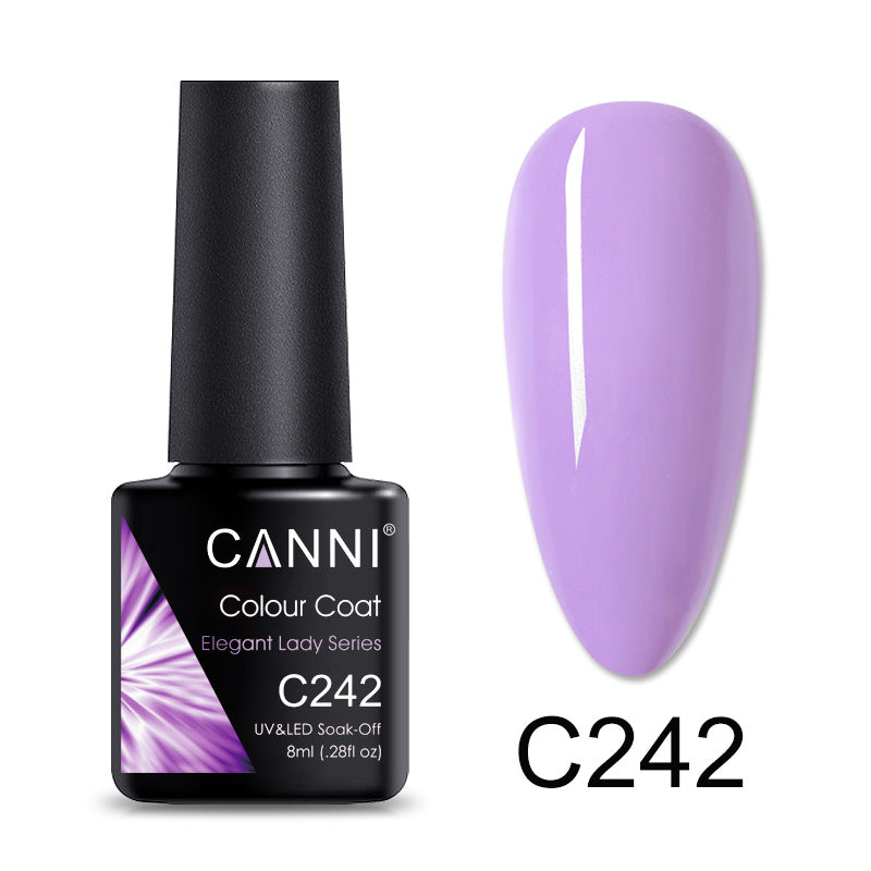 CANNI® Purple Elegant Lady Series Nail Gel Polish Varnish Soak Off UV LED - 8ML