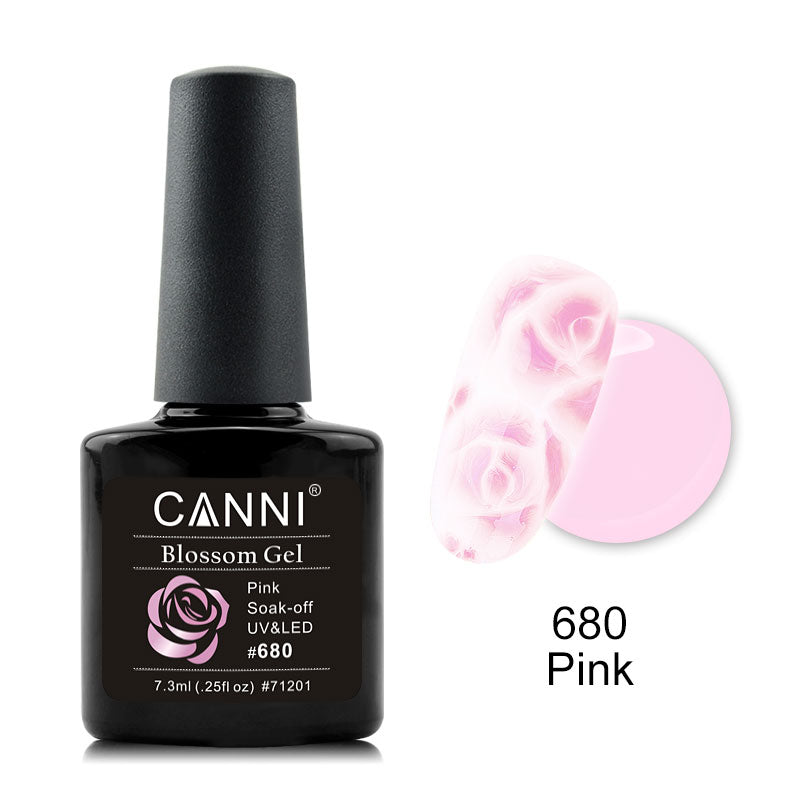 CANNI Rose / Flowers Soak Off LED Blossom Gel Polish Magic Blooming Gel 7.3ml