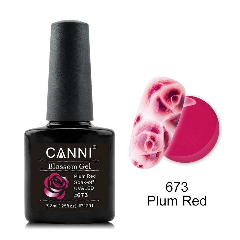 CANNI Rose / Flowers Soak Off LED Blossom Gel Polish Magic Blooming Gel 7.3ml