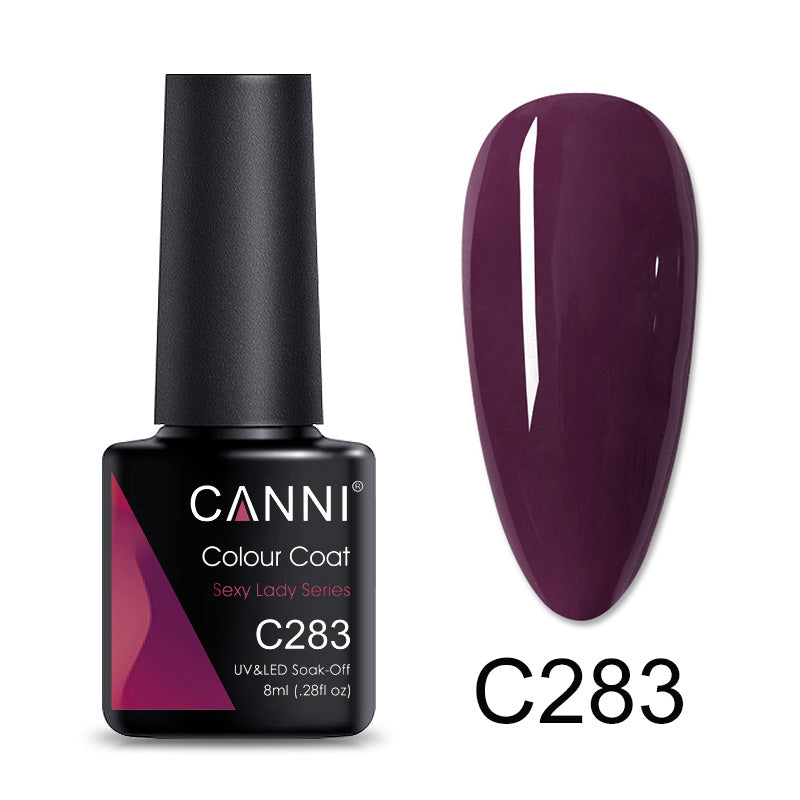 CANNI® Sexy Lady Series Nail Gel Polish Varnish Soak Off UV LED Purple Red - 8ML