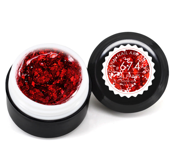 CANNI Soak Off Nail Art Gel Paint - 5ml Jar