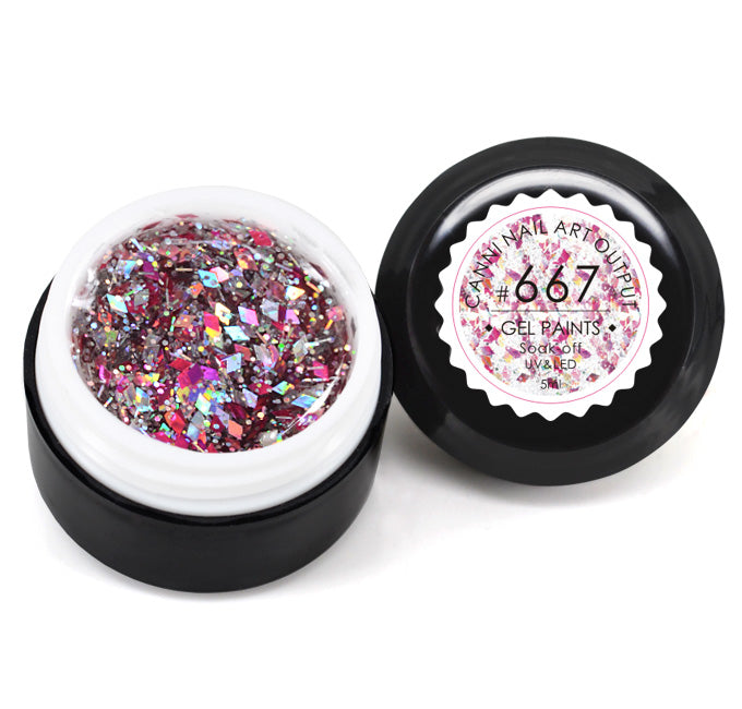 CANNI Soak Off Nail Art Gel Paint - 5ml Jar