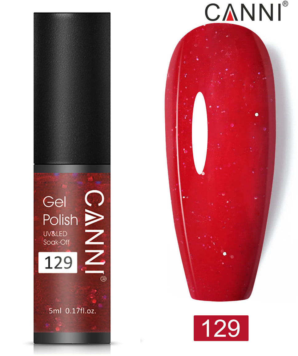 CANNI Soak Off UV Nail Gel Polish Classic 5ml - Shade 101 to 200