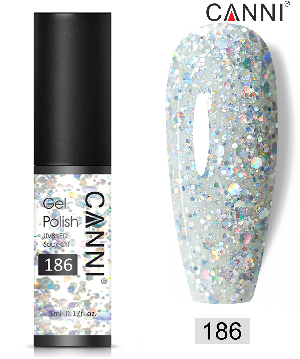 CANNI Soak Off UV Nail Gel Polish Classic 5ml - Shade 101 to 200