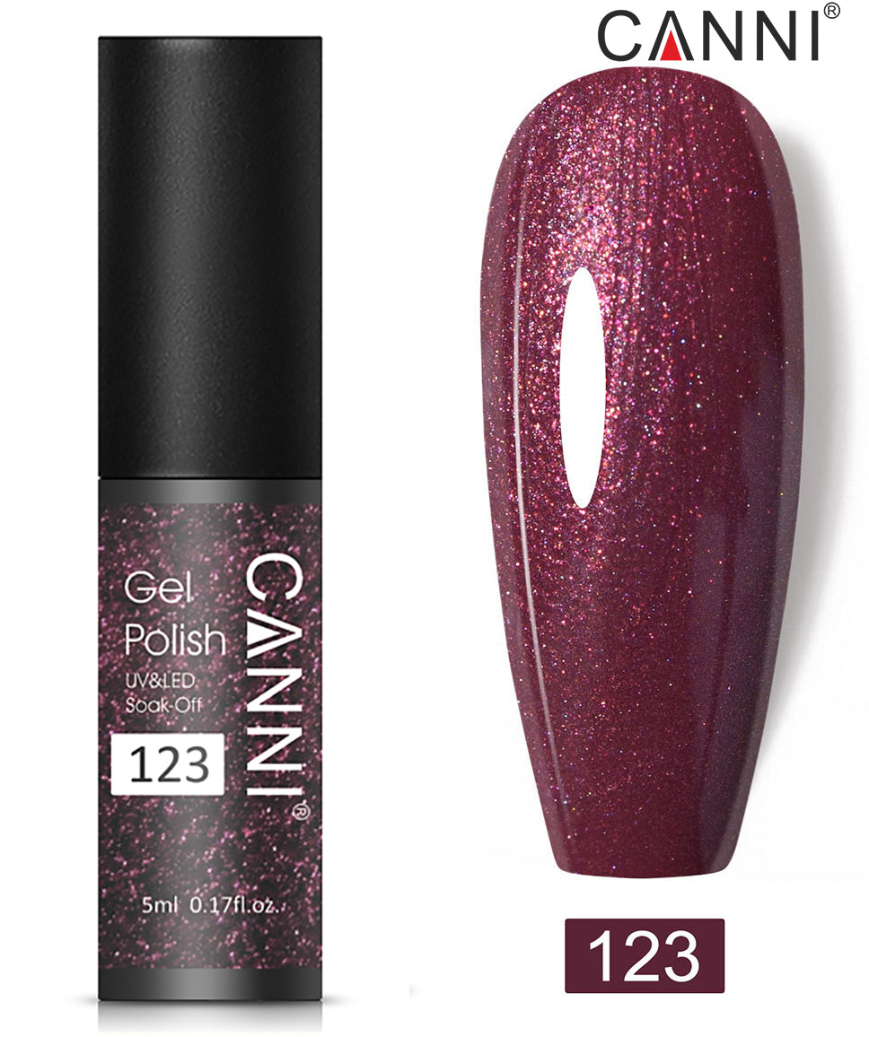CANNI Soak Off UV Nail Gel Polish Classic 5ml - Shade 101 to 200