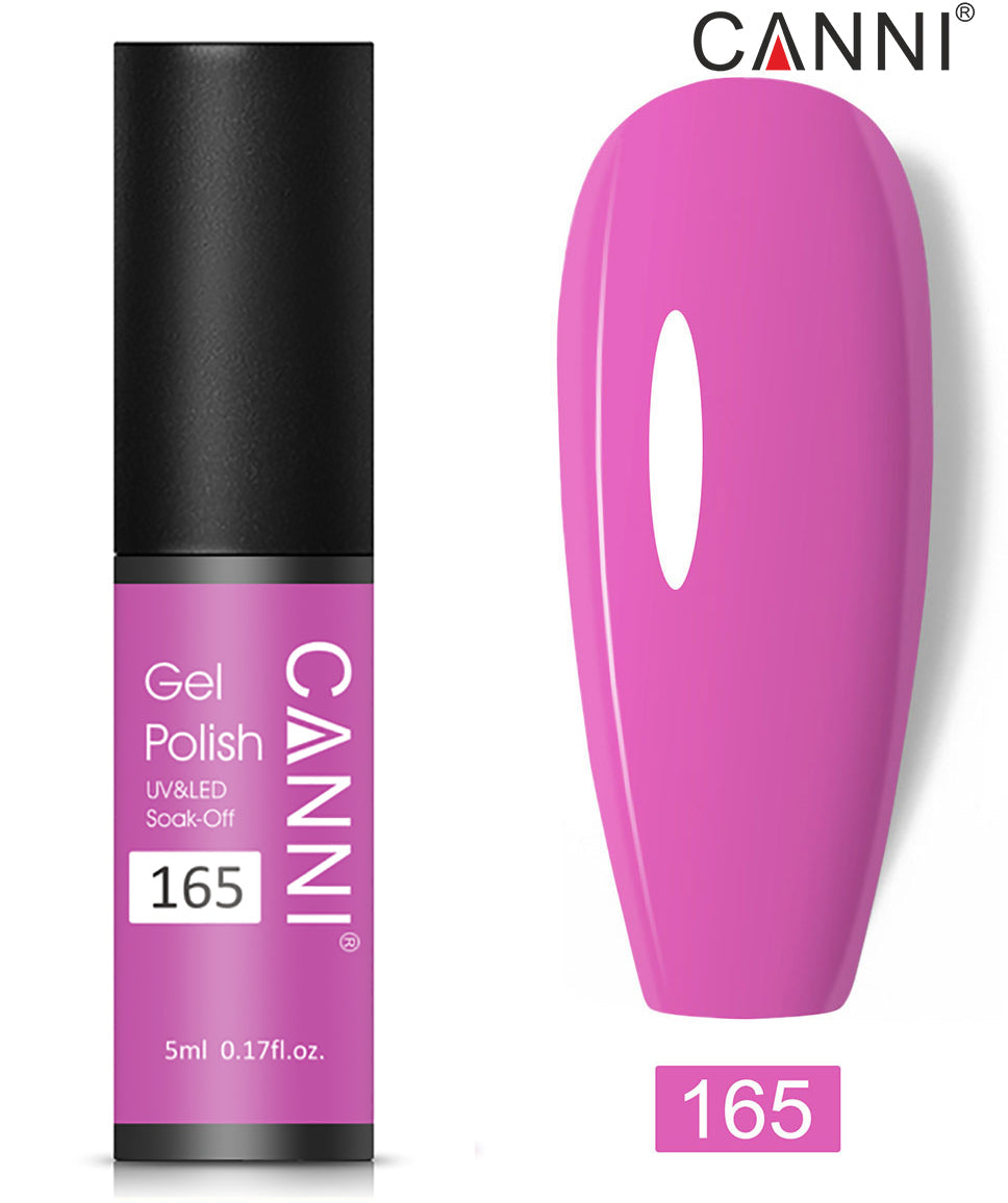 CANNI Soak Off UV Nail Gel Polish Classic 5ml - Shade 101 to 200