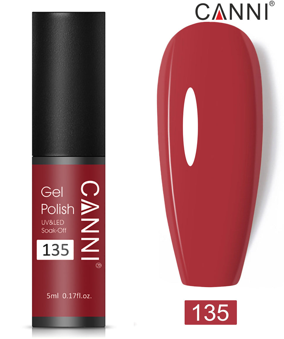 CANNI Soak Off UV Nail Gel Polish Classic 5ml - Shade 101 to 200