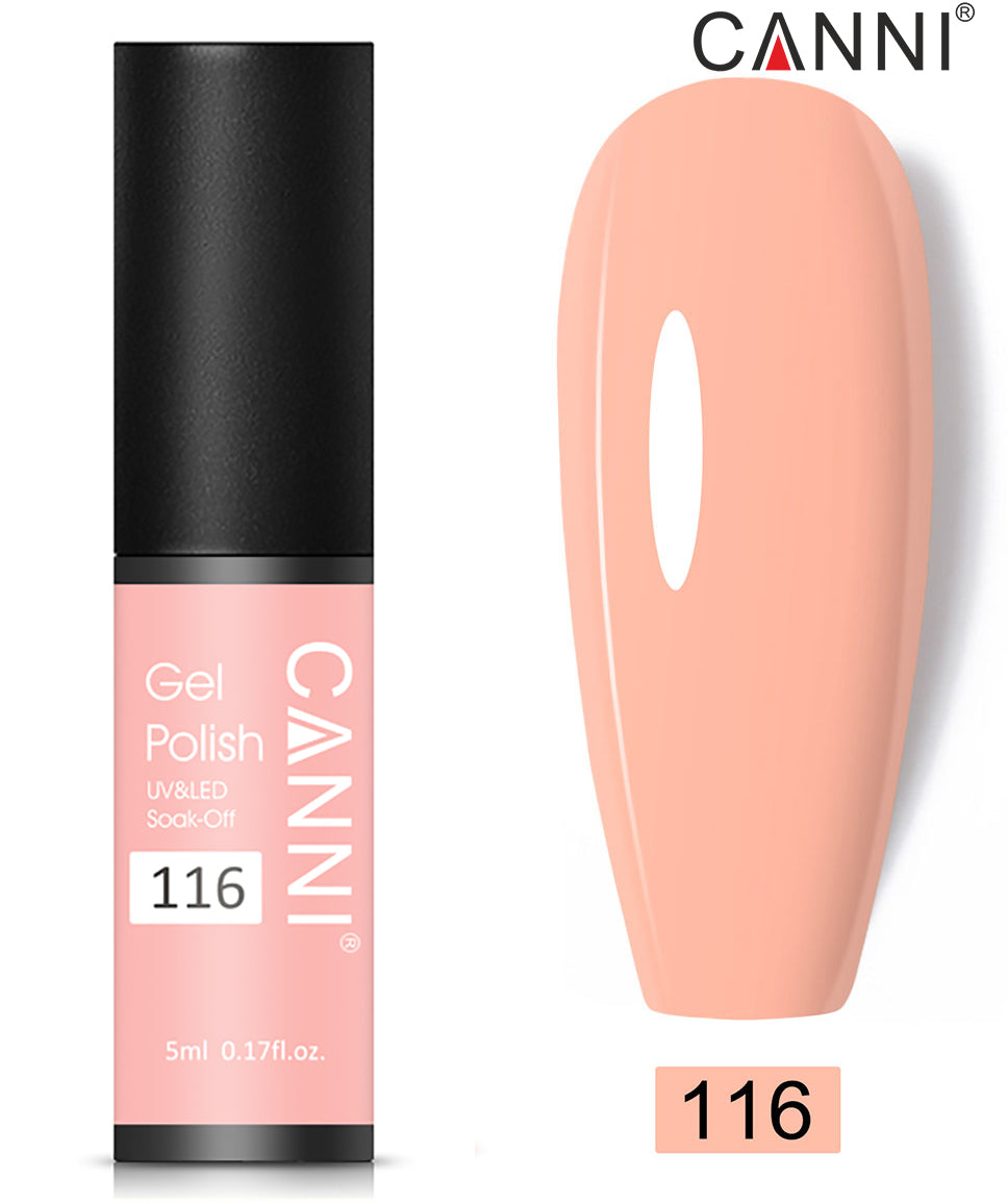 CANNI Soak Off UV Nail Gel Polish Classic 5ml - Shade 101 to 200