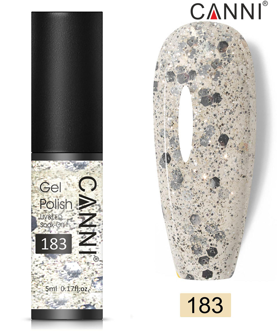CANNI Soak Off UV Nail Gel Polish Classic 5ml - Shade 101 to 200