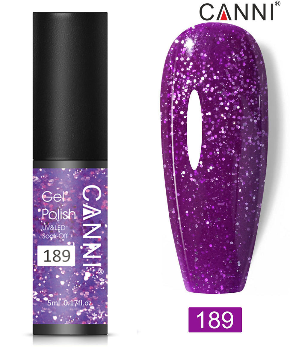 CANNI Soak Off UV Nail Gel Polish Classic 5ml - Shade 101 to 200