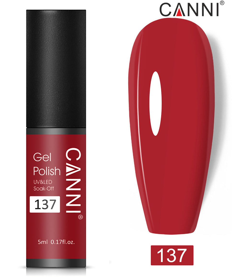 CANNI Soak Off UV Nail Gel Polish Classic 5ml - Shade 101 to 200
