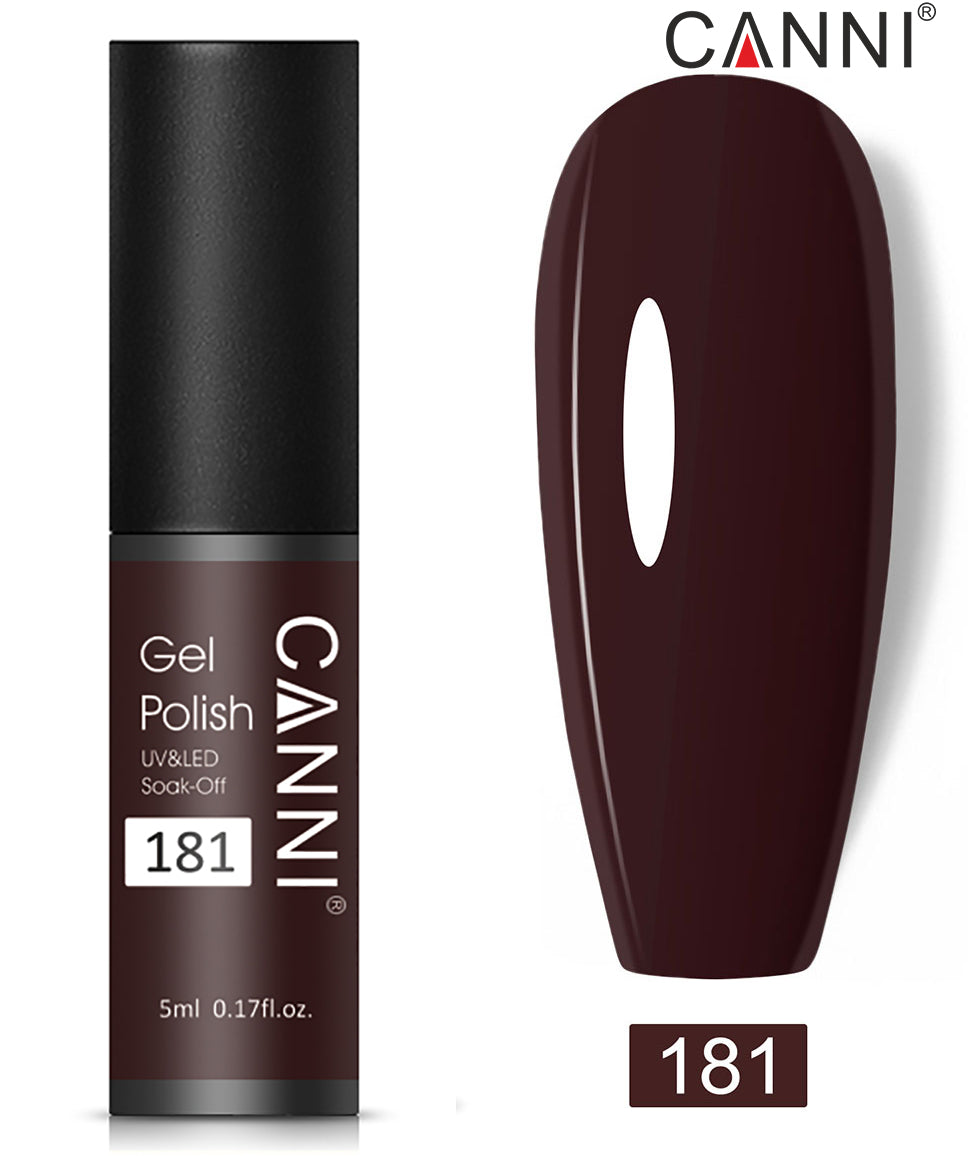 CANNI Soak Off UV Nail Gel Polish Classic 5ml - Shade 101 to 200