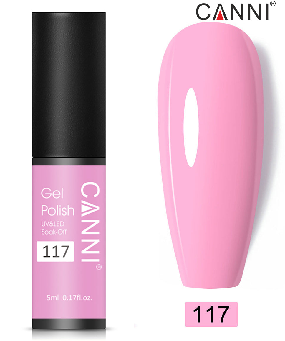 CANNI Soak Off UV Nail Gel Polish Classic 5ml - Shade 101 to 200