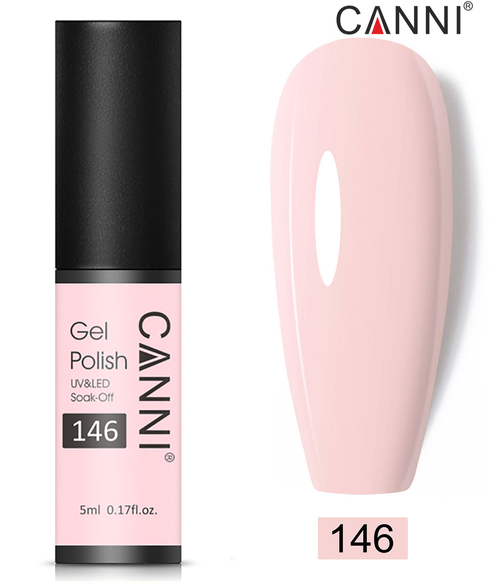 CANNI Soak Off UV Nail Gel Polish Classic 5ml - Shade 101 to 200