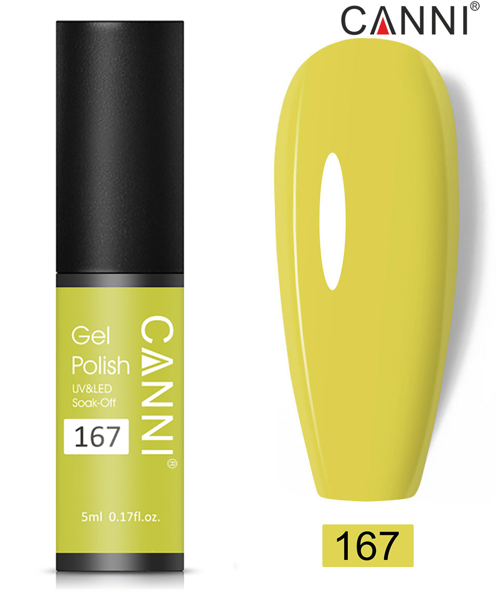 CANNI Soak Off UV Nail Gel Polish Classic 5ml - Shade 101 to 200