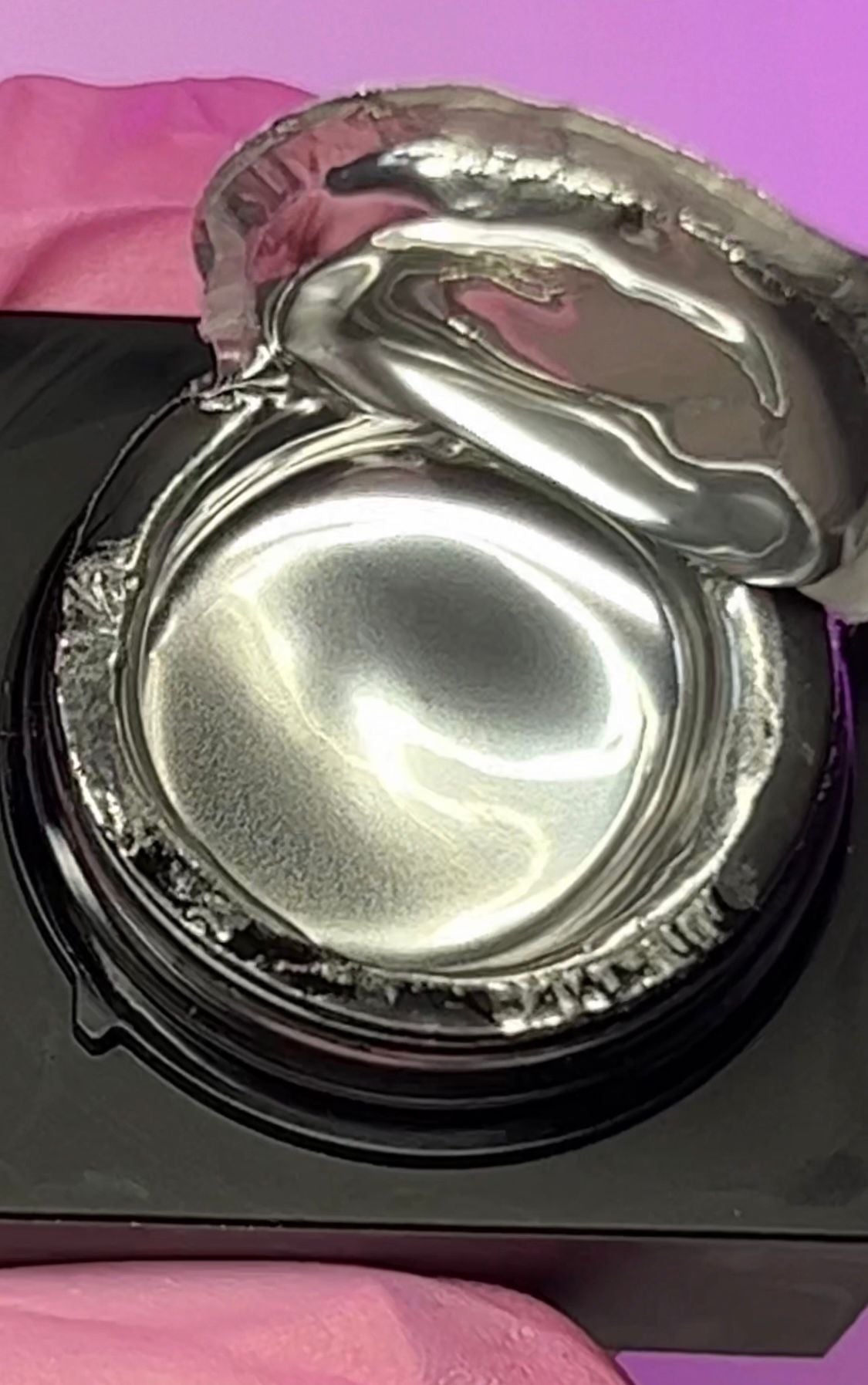 CANNI® Sparkling Metallic Mirror Gel Nail Polish Gold / Silver