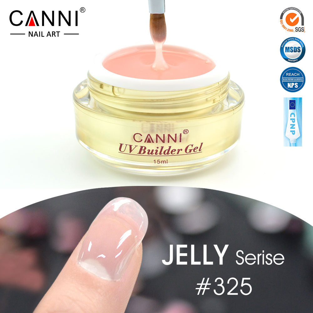 CANNI UV Builder Gel Camouflage Cover Pink Nude White Nails Extension 25 Colours