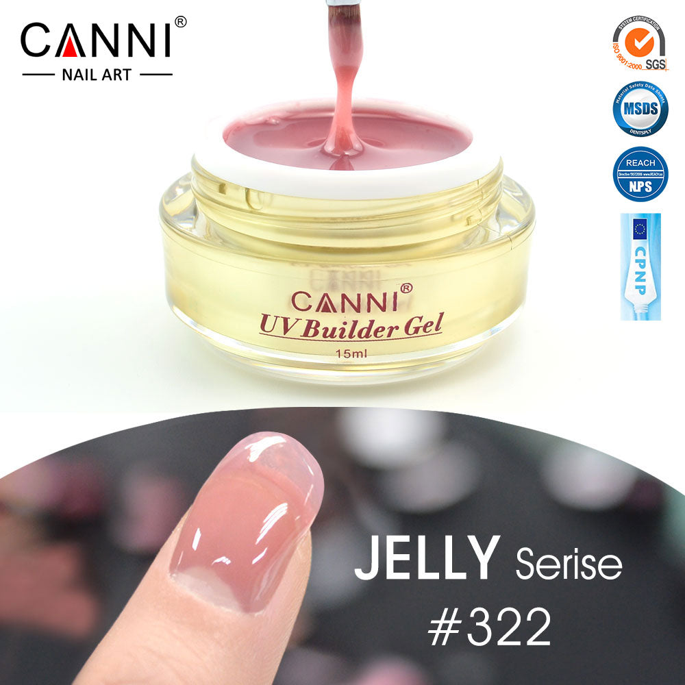 CANNI UV Builder Gel Camouflage Cover Pink Nude White Nails Extension 25 Colours