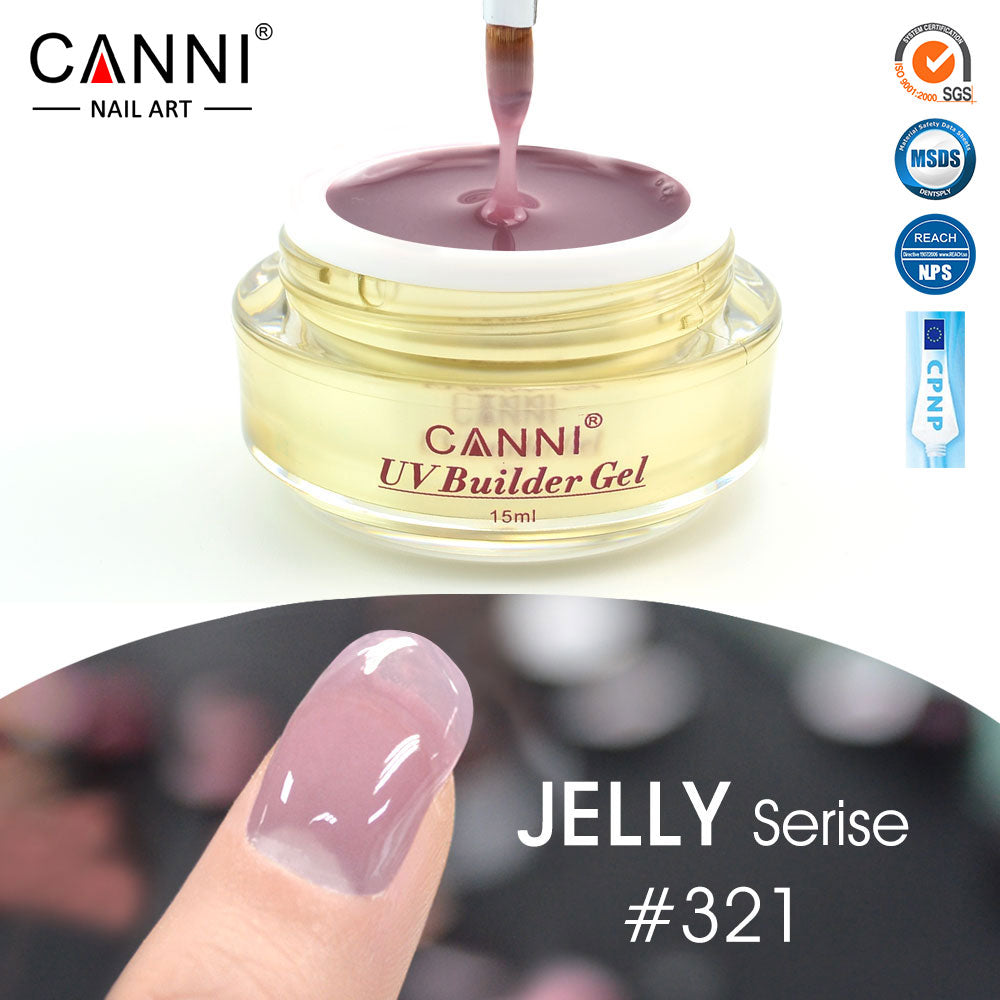 CANNI UV Builder Gel Camouflage Cover Pink Nude White Nails Extension 25 Colours