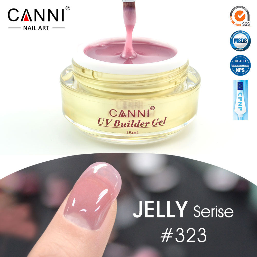 CANNI UV Builder Gel Camouflage Cover Pink Nude White Nails Extension 25 Colours
