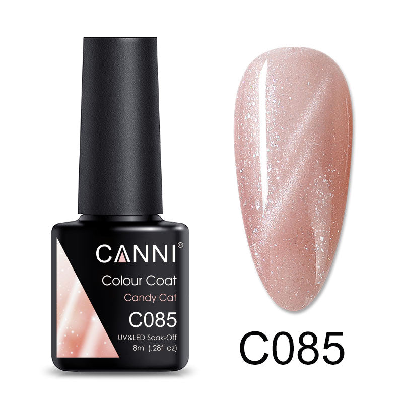 CANNI UV/LED Nail Gel Bundle of 6 bottles - Candy Cat Series for playful manicures