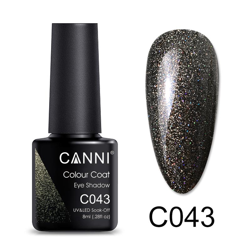 CANNI UV/LED Nail Gel Bundle of 6 bottles - Eye Shadow Series for smoky nail art