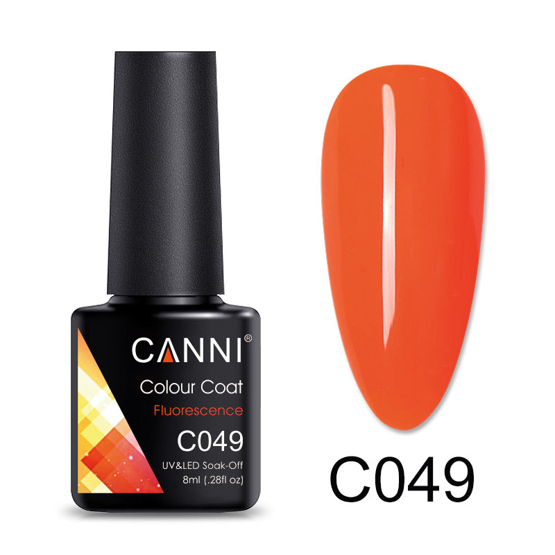CANNI UV/LED Nail Gel Bundle of 6 bottles - Fluorescence Series for glow-in-the-dark manicures