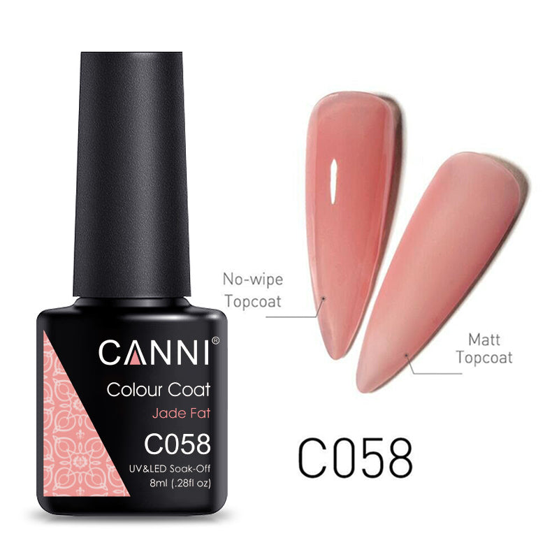 CANNI UV / LED Nail Gel Bundle of 6 bottles - Jade Fat Series