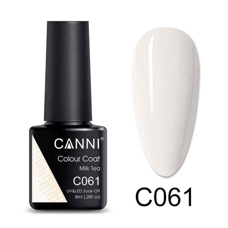 CANNI UV/LED Nail Gel Bundle of 6 bottles - Milk Tea Series for elegant nail art