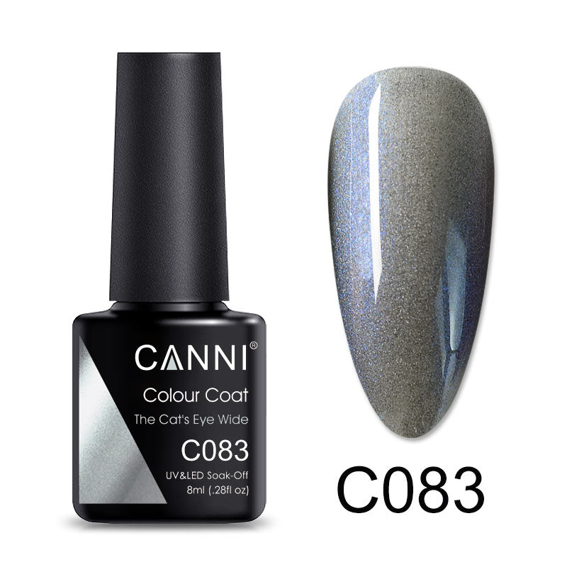 CANNI UV / LED Nail Gel Bundle of 6 bottles - The Cats Eye Wide Series