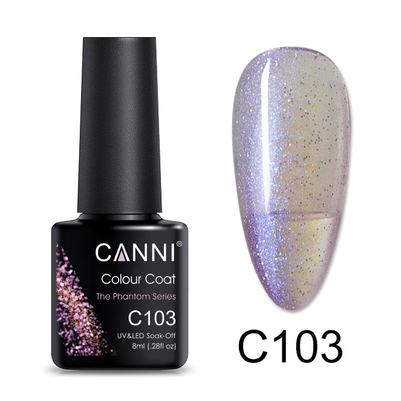 CANNI UV/LED Nail Gel Bundle of 6 bottles - The Phantom Series for bold nail art