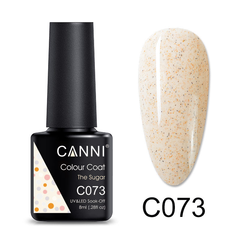CANNI UV/LED Nail Gel Bundle of 6 bottles - The Sugar Series for delicate nail art