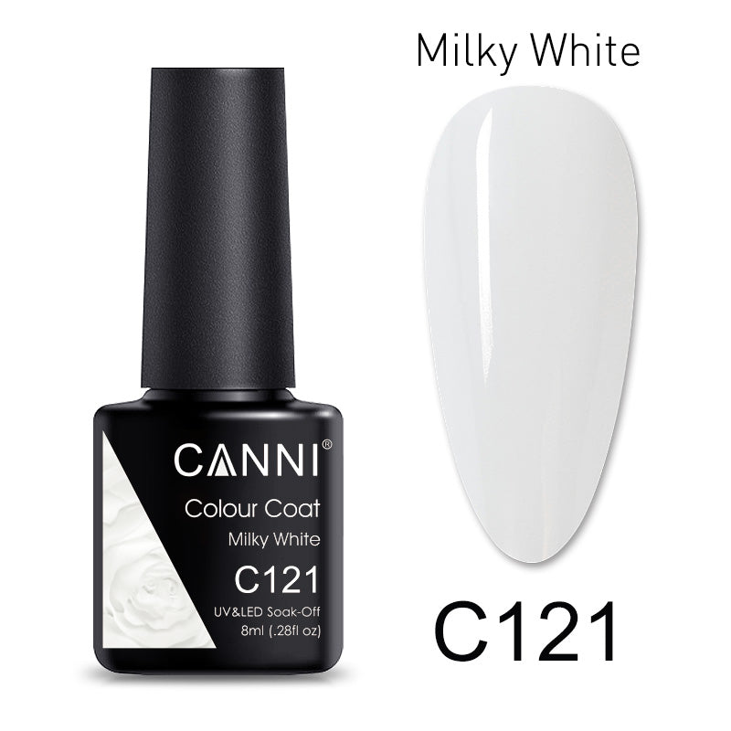 CANNI UV/LED Nail Gel Bundle of 6 bottles - White Series for French tips