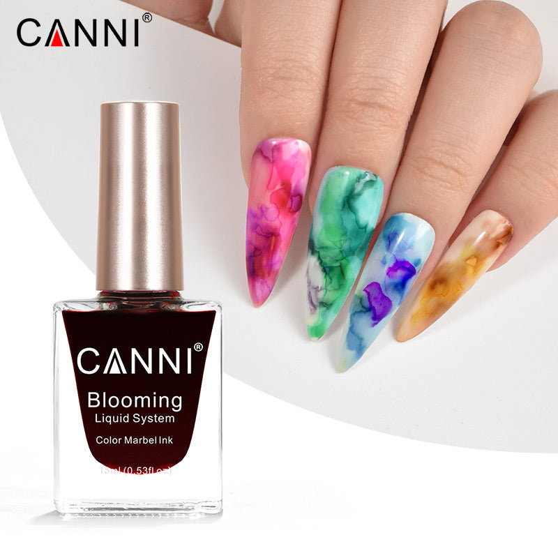 CANNI Water Colour Blooming Nail Polish Ink Liquid - 15ml