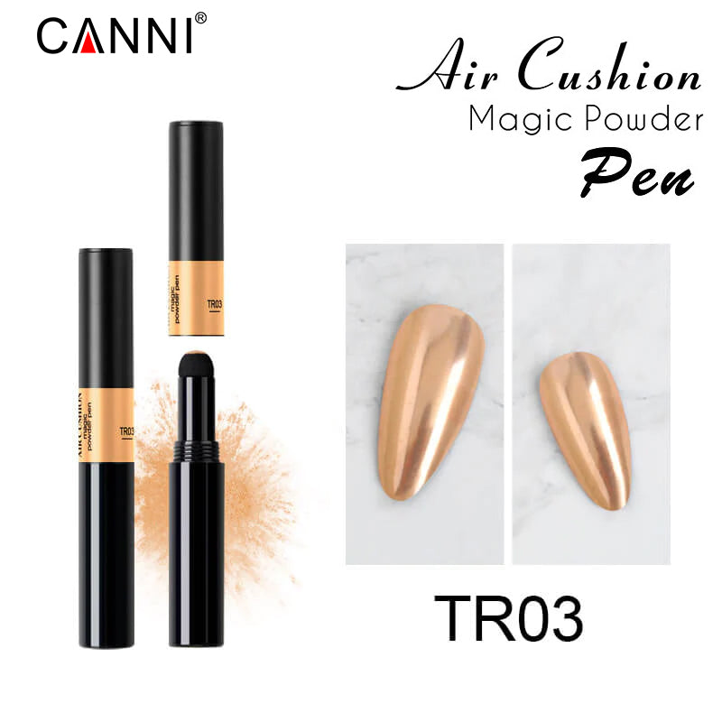 CANNI Air Cushion Magic Mirror Powder Pen Chrome Gold Pink Red Effect Pigment