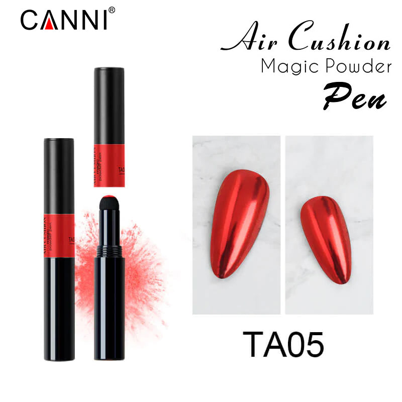 CANNI Air Cushion Magic Mirror Powder Pen Chrome Gold Pink Red Effect Pigment