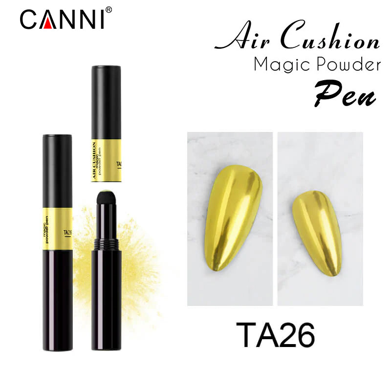 CANNI Air Cushion Magic Mirror Powder Pen Chrome Gold Pink Red Effect Pigment