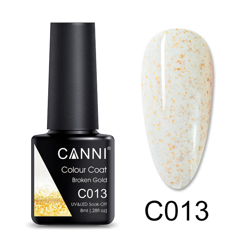 CANNI Broken Gold Series UV Nail Gel Varnish - 8ml