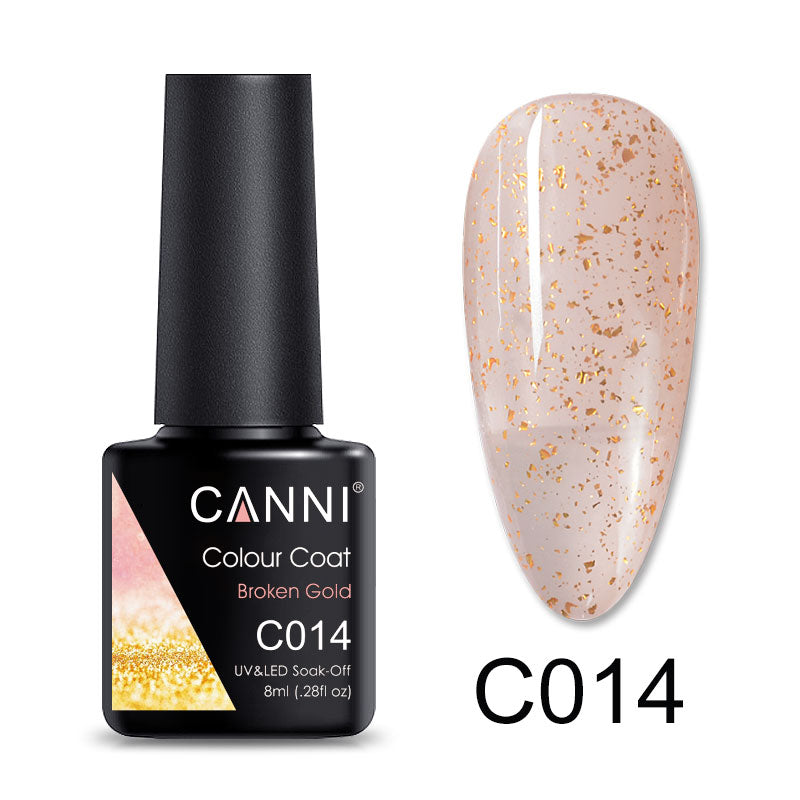 CANNI Broken Gold Series UV Nail Gel Varnish - 8ml