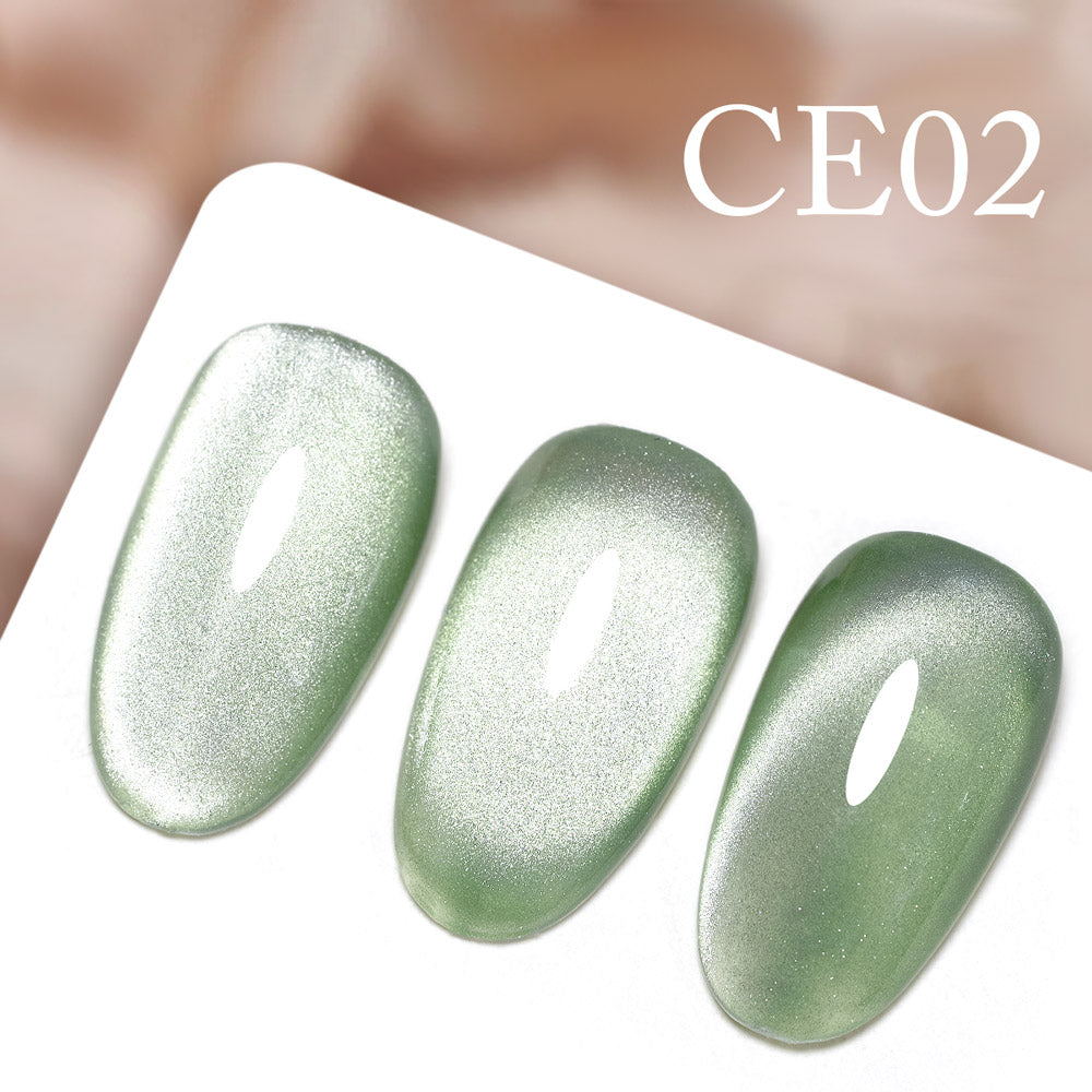 CANNI Crystal Galaxy Cat Eye Soak Off Nail Art Gel Paint - 5ml Jar