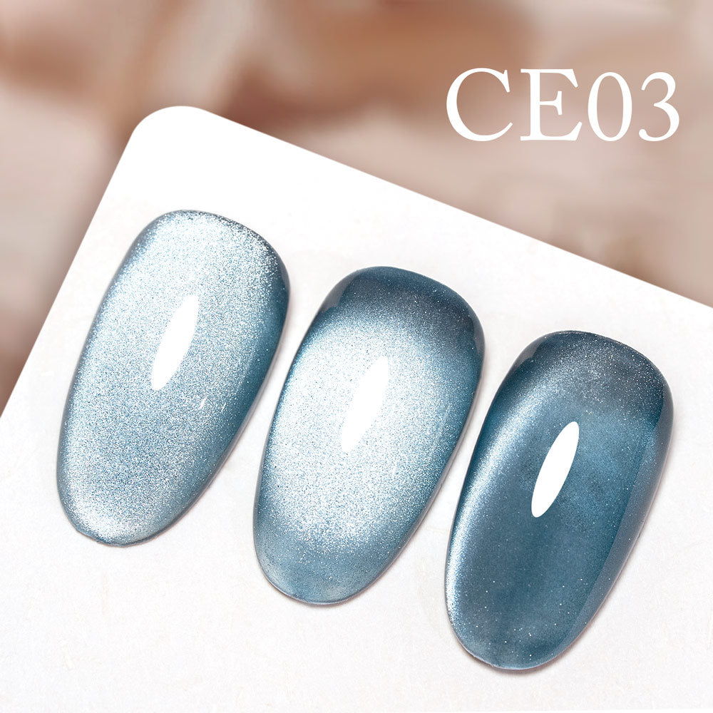 CANNI Crystal Galaxy Cat Eye Soak Off Nail Art Gel Paint - 5ml Jar