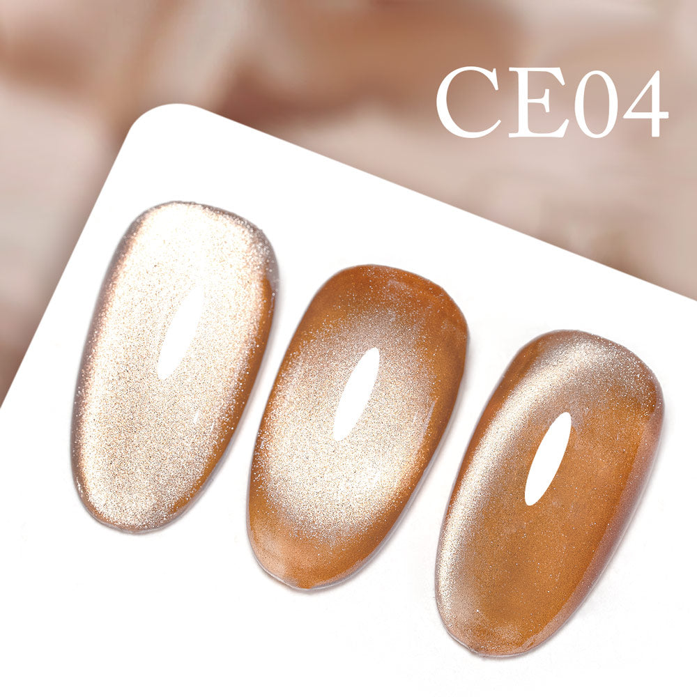 CANNI Crystal Galaxy Cat Eye Soak Off Nail Art Gel Paint - 5ml Jar