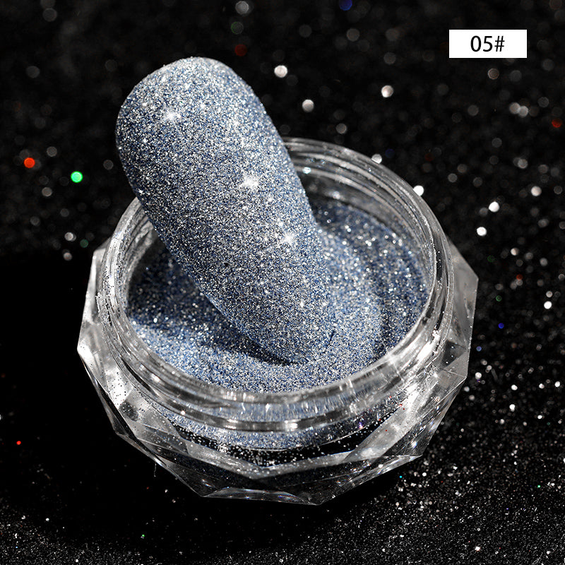 CANNI Diamond Nail Shiny Glitter Powder Decoration Reflected Pigment Dust Box