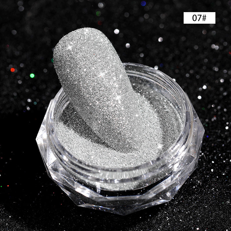 CANNI Diamond Nail Shiny Glitter Powder Decoration Reflected Pigment Dust Box