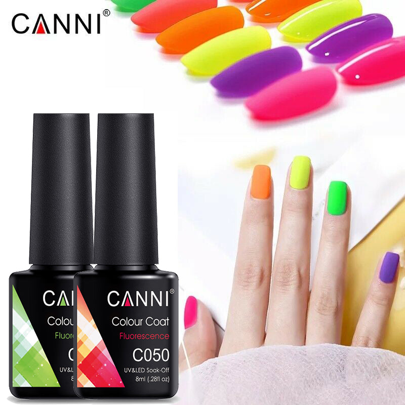 CANNI Fluorescence Series UV Nail Gel Polish - 8ml