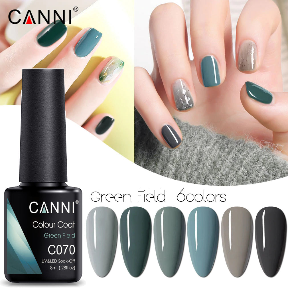 CANNI Green Field Series UV Nail Gel Polish - 8ml