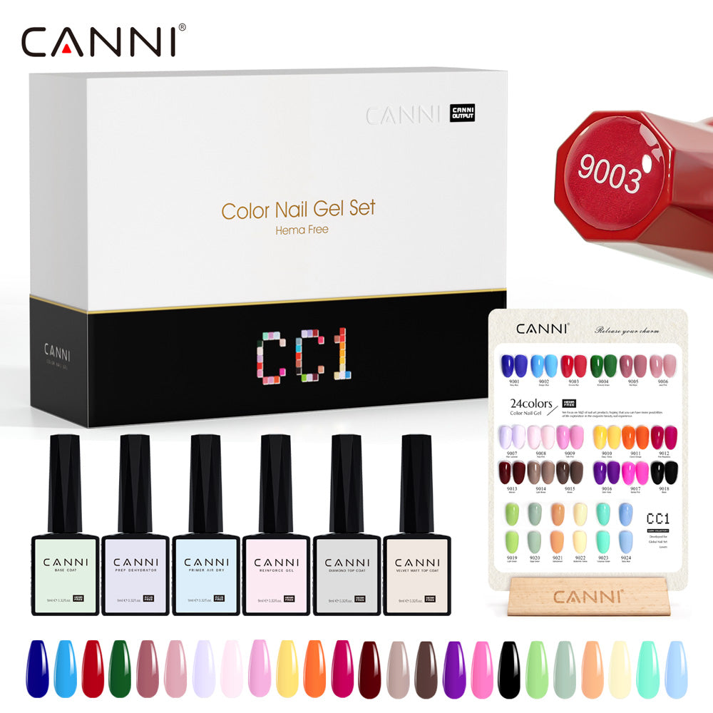 CANNI HEMA FREE 30pcs Nail Gel Polish Kit - CC1