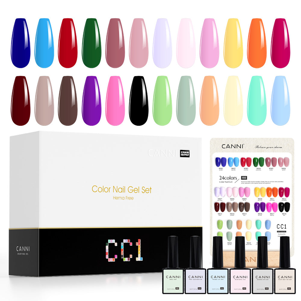 CANNI HEMA FREE 30pcs Nail Gel Polish Kit - CC1