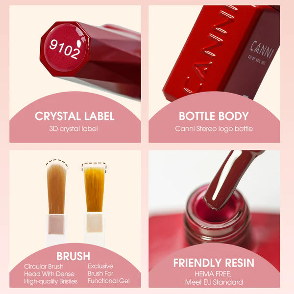 CANNI HEMA FREE 30pcs Nail Gel Polish Kit - CC5